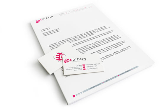 E Dizajn vizualni identitet