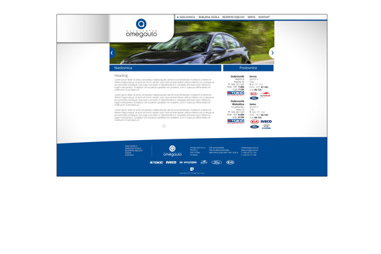 Omega auto web stranica